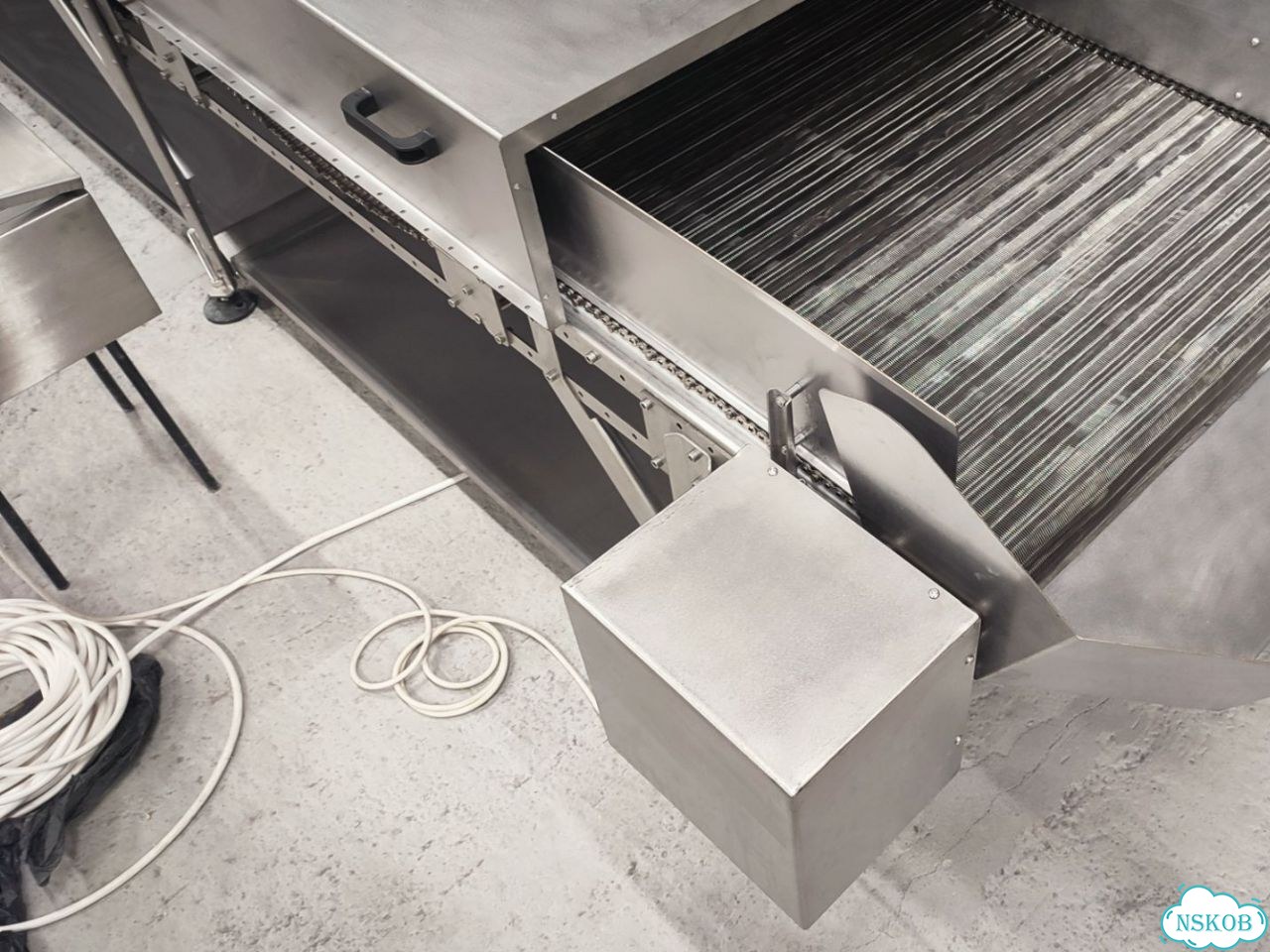 Сетчатый конвейер. Цепной конвейер транспортер фото 3