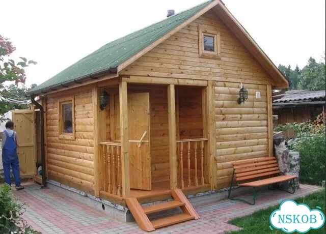 Строительство бань из бруса и сруба под ключ фото 1