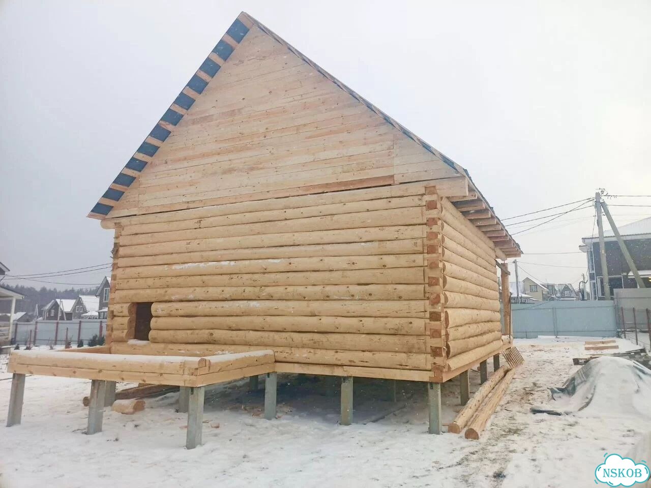 Строительство бань из бруса и сруба под ключ фото 9