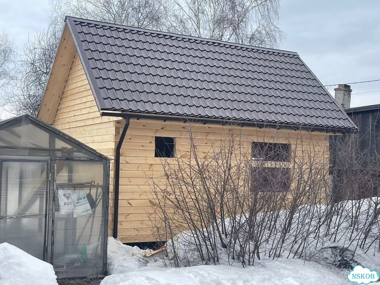 Баня 4х6 из бруса 150х100мм фото 1