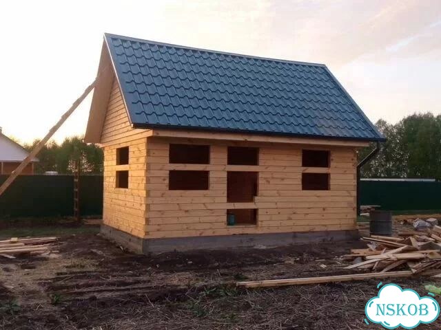 Баня 4х6 из бруса 150х100мм фото 7