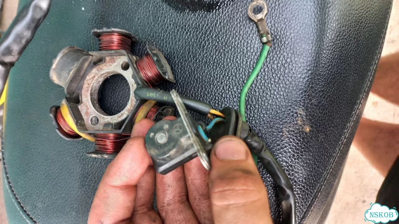 Статор генератора honda dio 18/28 фото 4