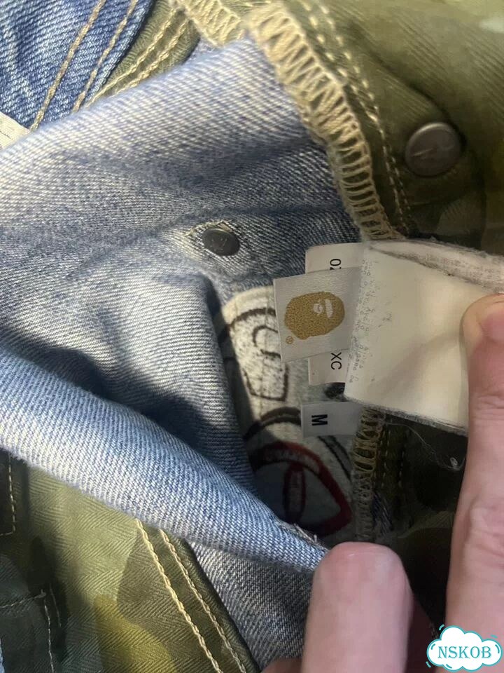 Джинсы bape tiger оригинал фото 7