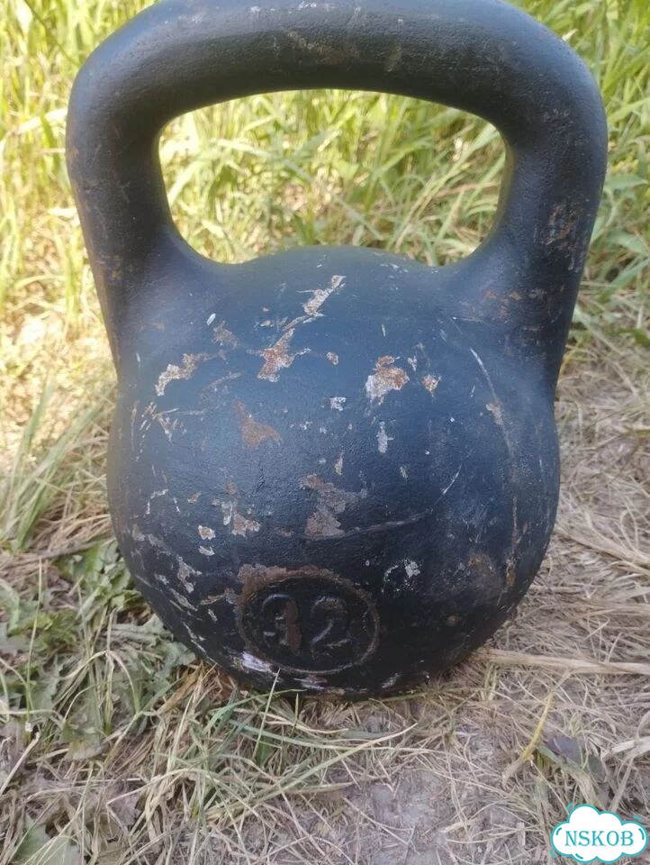 Гиря чугунная 32 кг фото 1