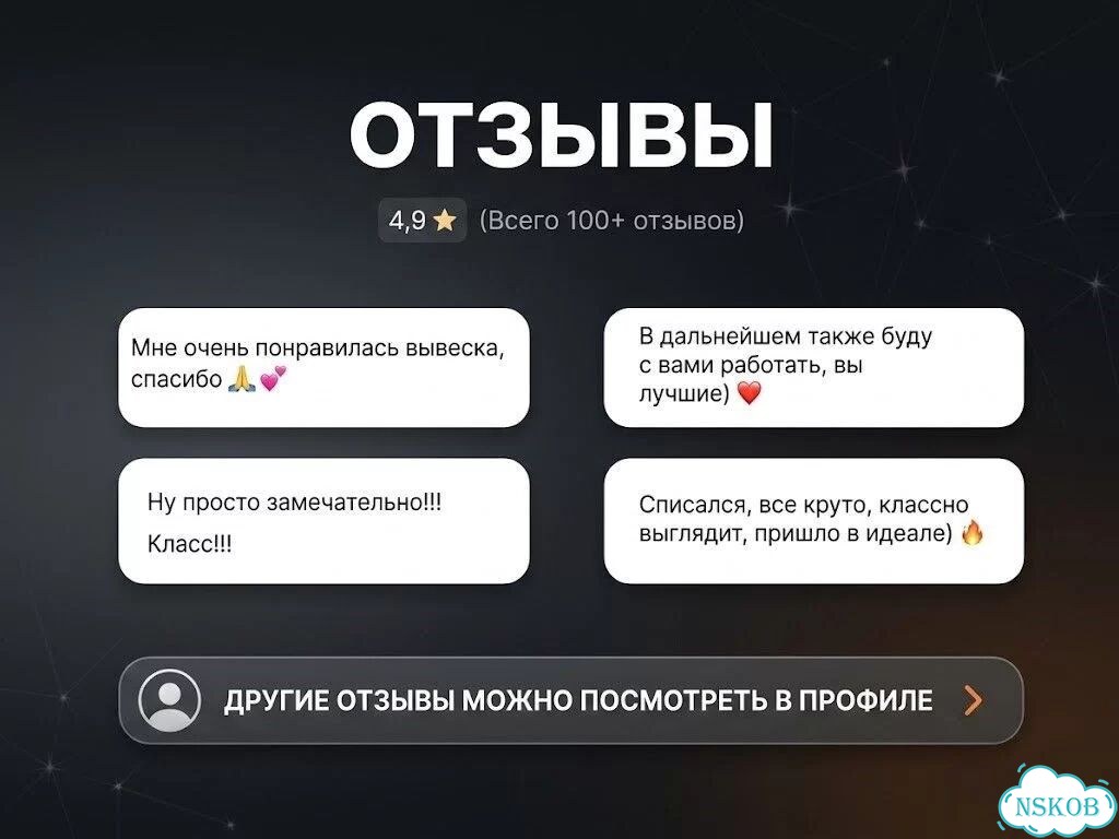 Рекламная вывеска для бизнеса фото 8