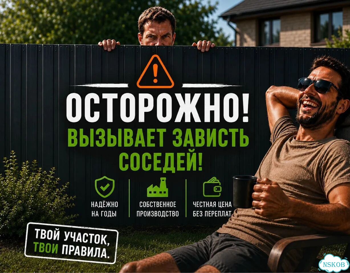 Забор для участка под ключ фото 1