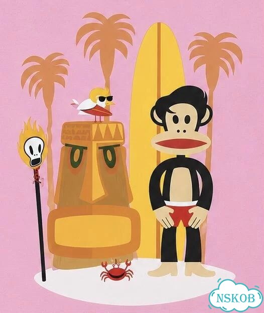 Paul Frank футболка женская розовая фото 2