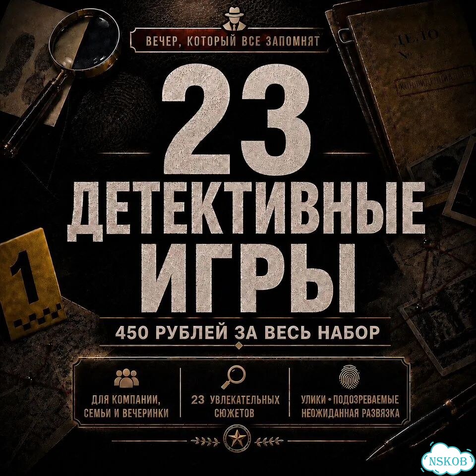 23 детективные игры в наборе фото 1