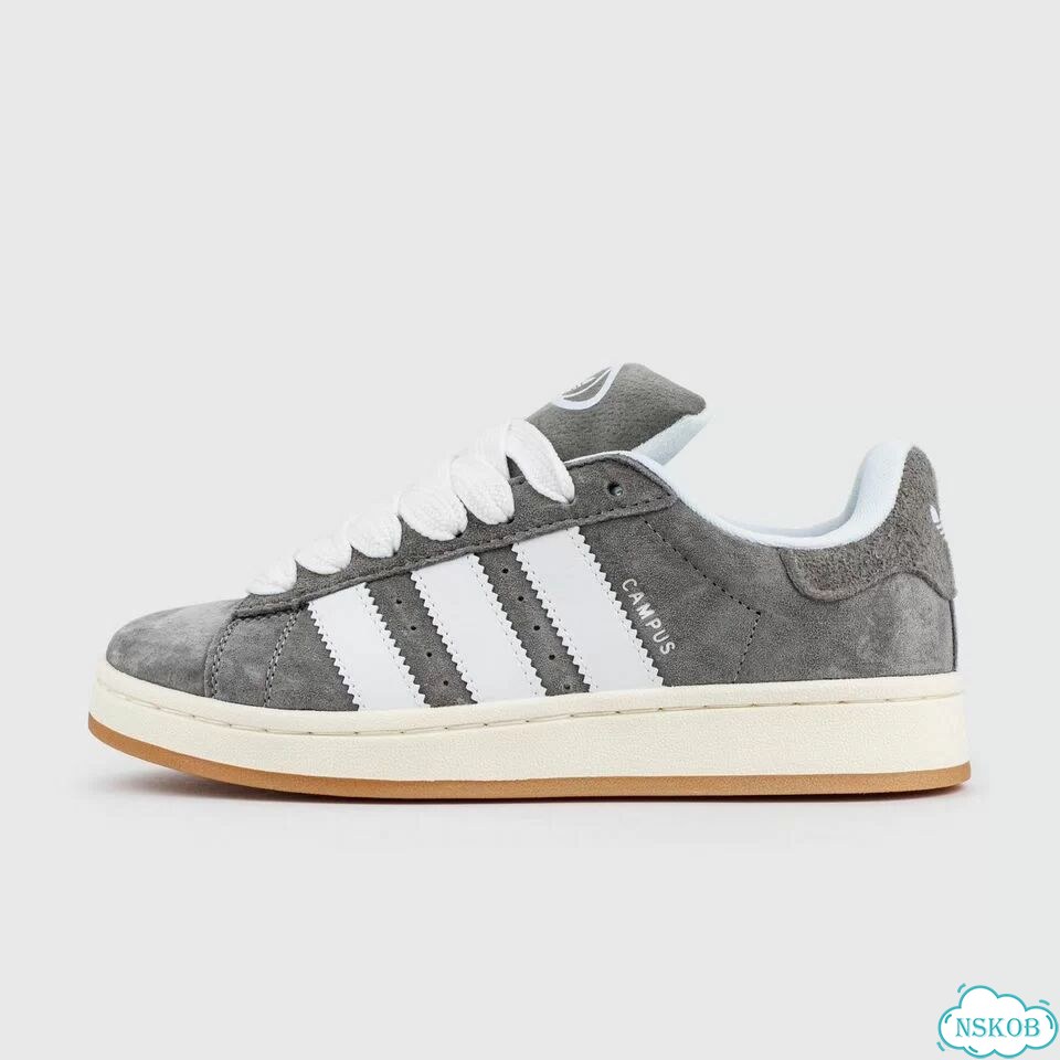 Кроссовки Adidas Campus 00s Grey / Gum Suede new фото 1