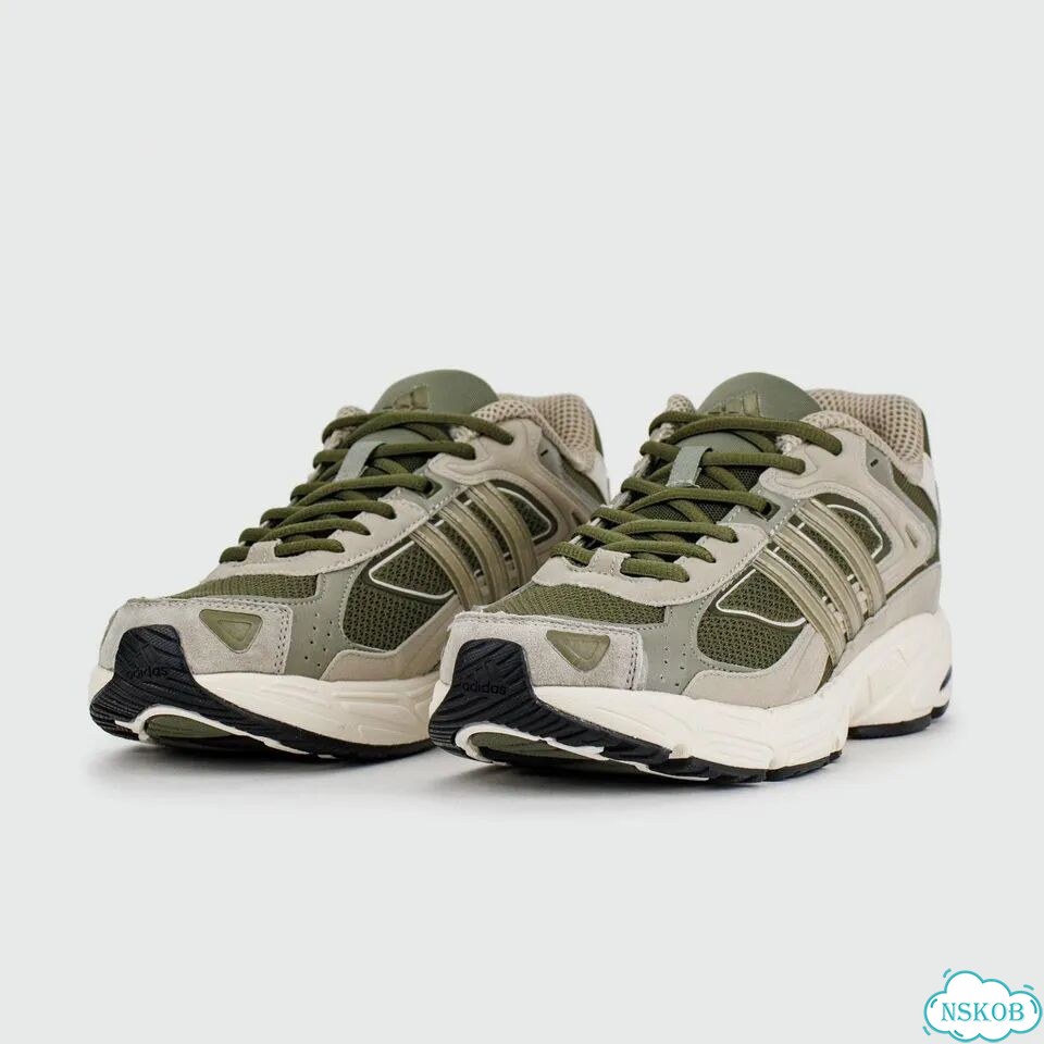 Кроссовки Adidas Response CL Olive / White фото 2