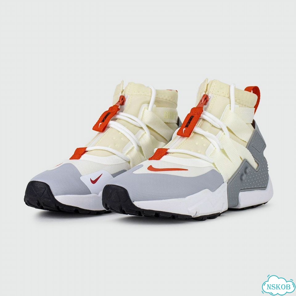 Кроссовки Nike Air Huarache Gripp L.Grey / Red фото 2