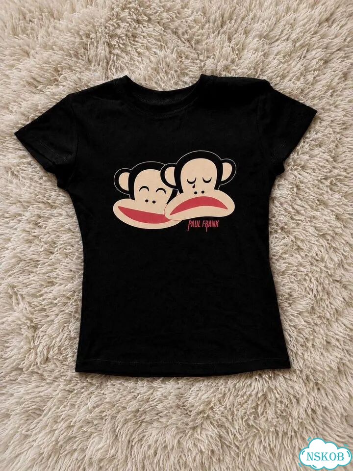 Paul Frank футболка женская черная фото 1