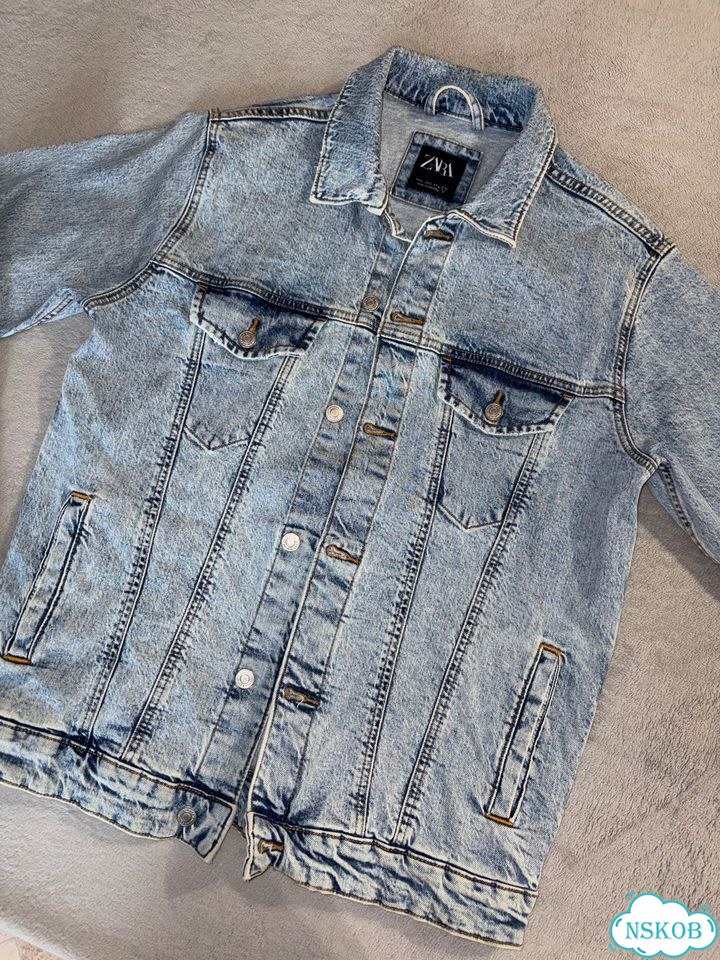 Джинсовая куртка zara мужская фото 1