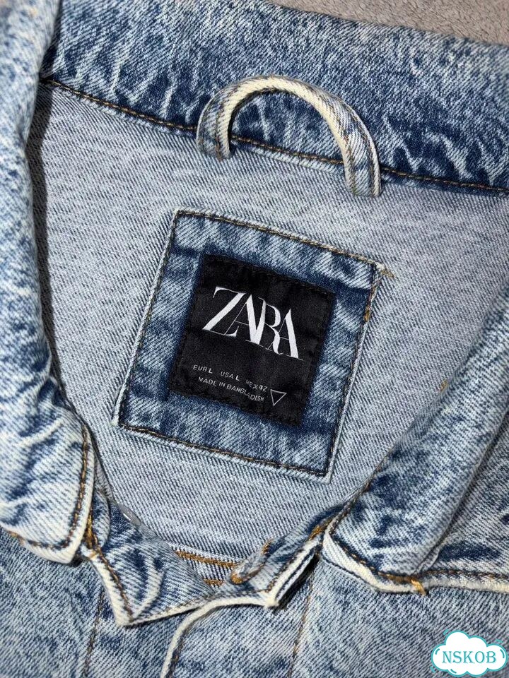 Джинсовая куртка zara мужская фото 2