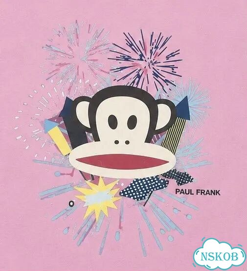 Paul Frank футболка женская розовая фейерверк фото 2