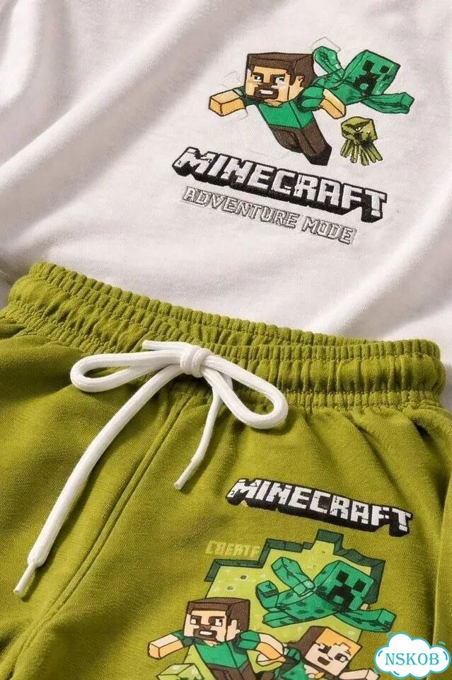 Minecraft Костюм футболка и шорты для мальчика фото 4