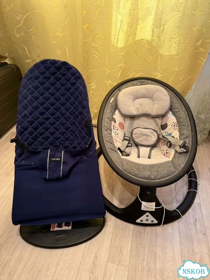 Автокачель и шезлонг для новорожденных фото 1