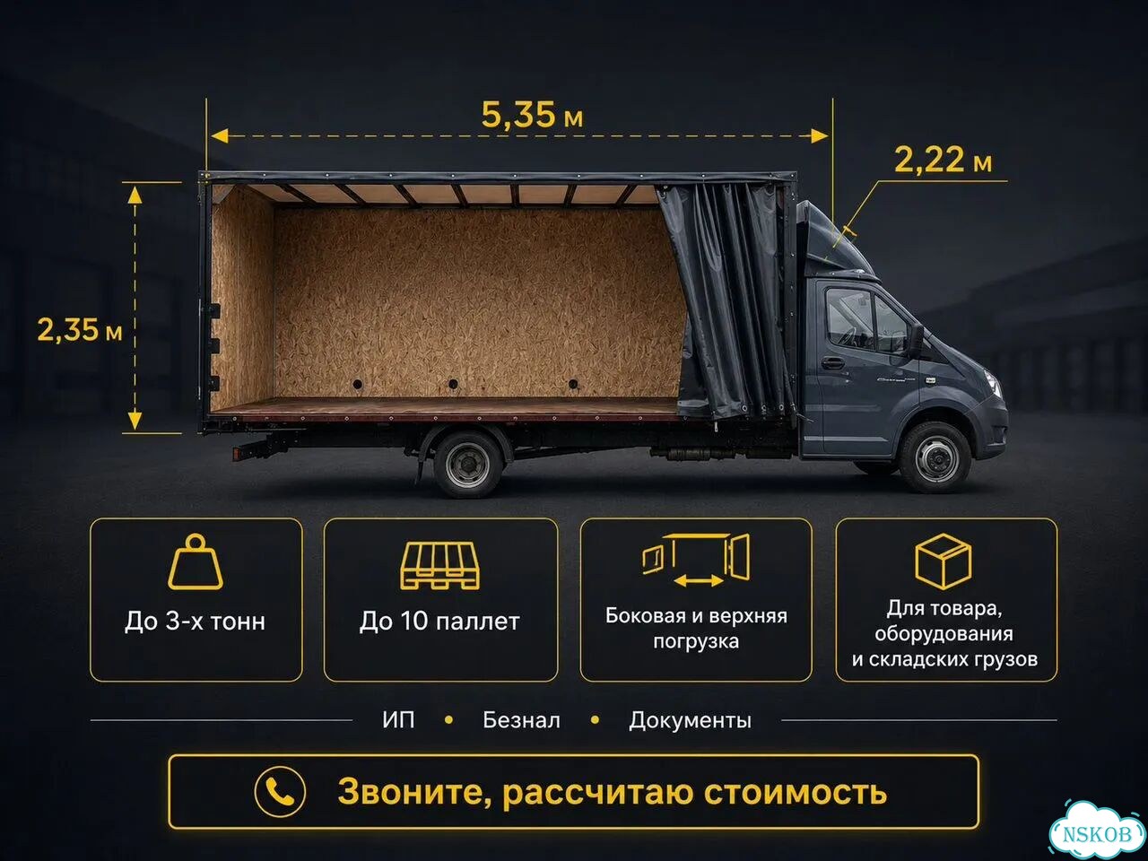Грузоперевозки для бизнеса Развоз товара ИП фото 3