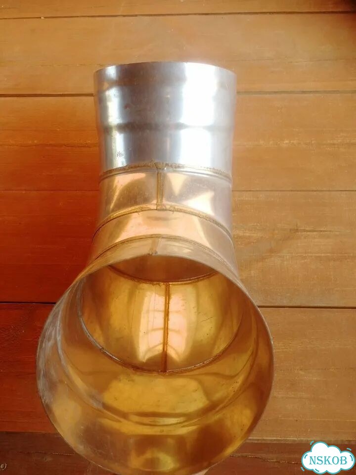 Отвод для дымохода 90 фото 3