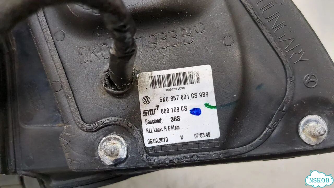 Зеркало боковое левое Volkswagen Golf 6 фото 4