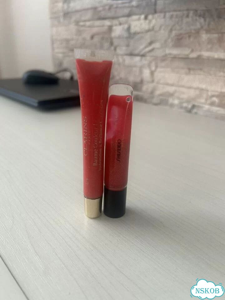 Clarins блеск для губ, Shiseido фото 1