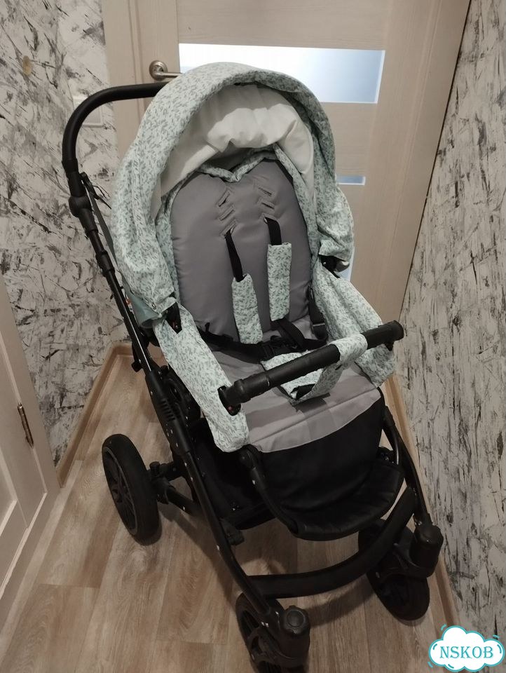 Коляска 2 в 1 indigo mio фото 3