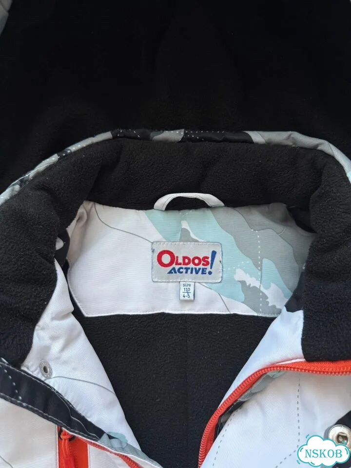 Зимний костюм Oldos, куртка, брюки, 110 р + шапка фото 4