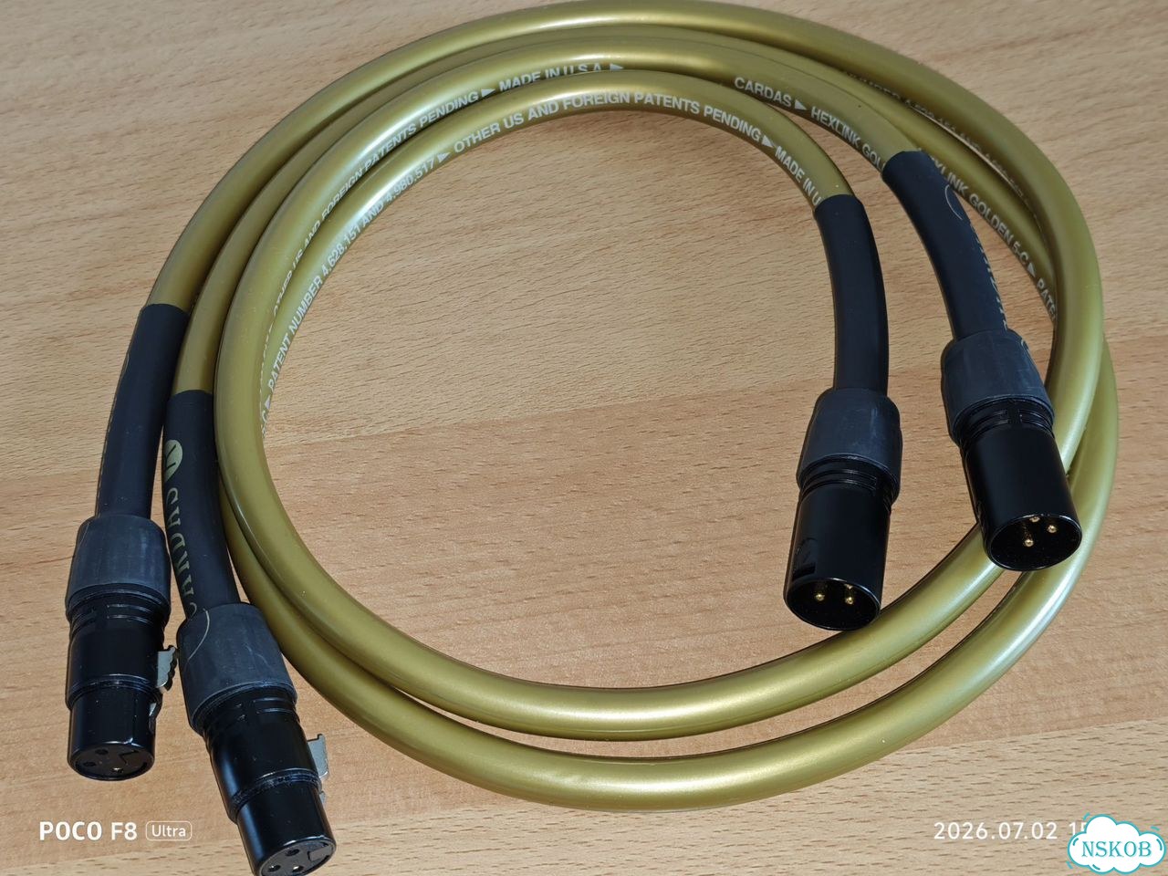 Cardas nexlink golden 5N межблочный кабель 2 XLR фото 1