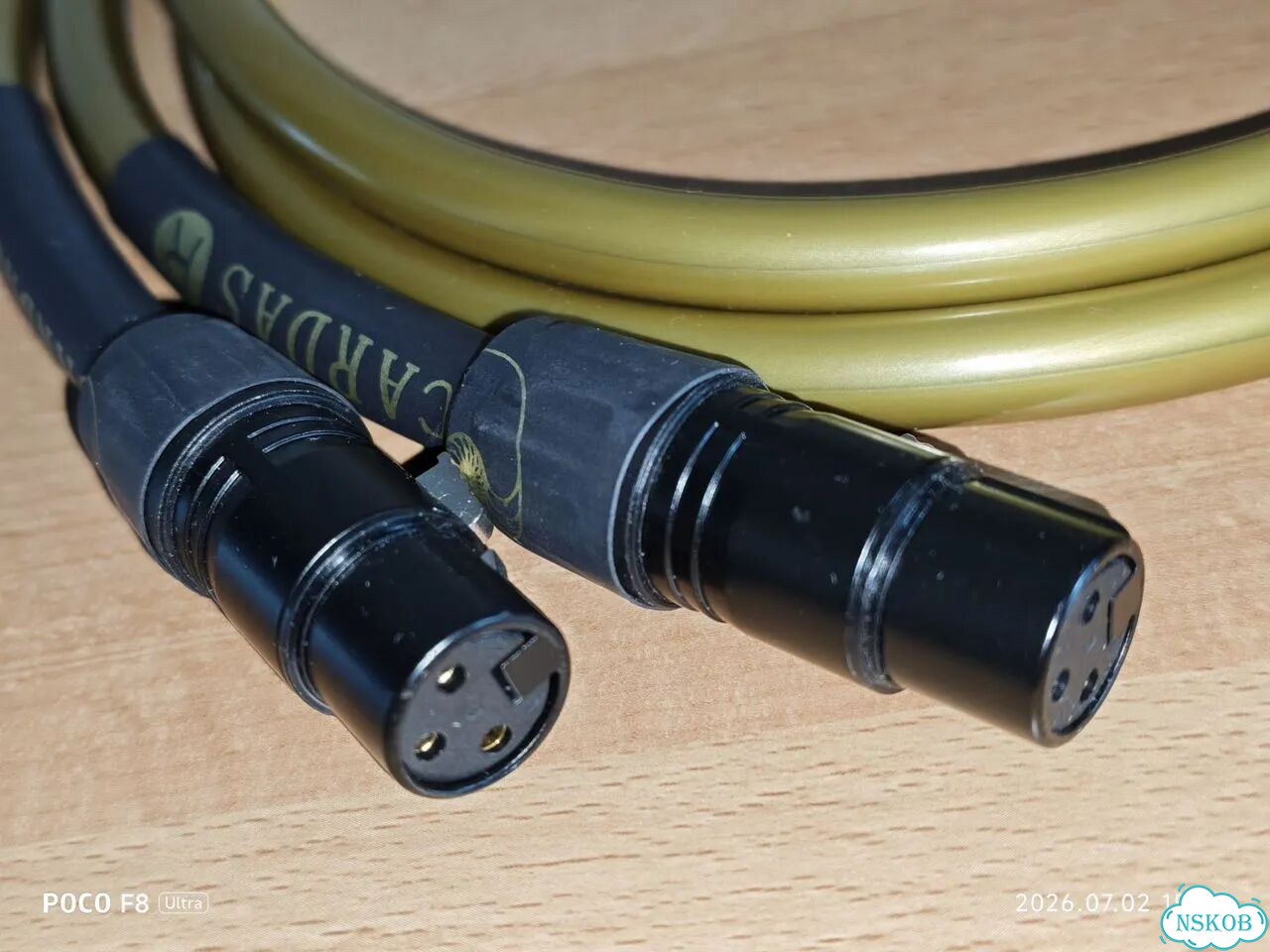 Cardas nexlink golden 5N межблочный кабель 2 XLR фото 3