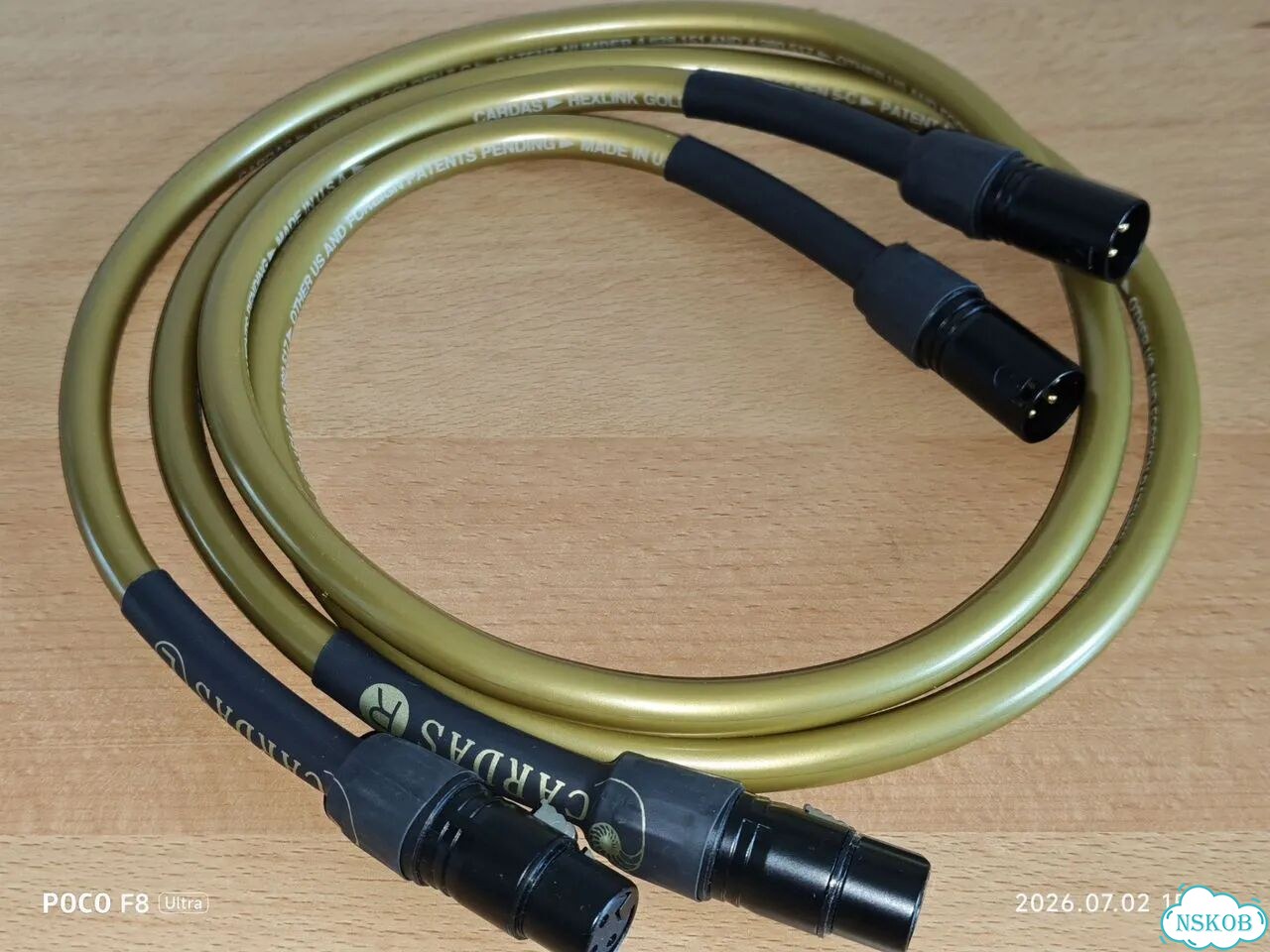 Cardas nexlink golden 5N межблочный кабель 2 XLR фото 5