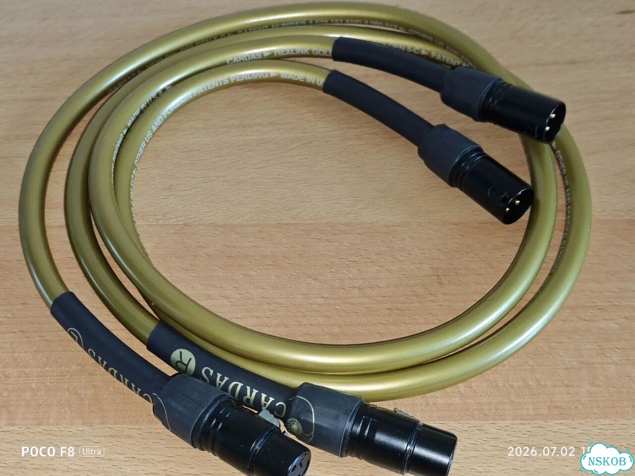 Cardas nexlink golden 5N межблочный кабель 2 XLR фото 7