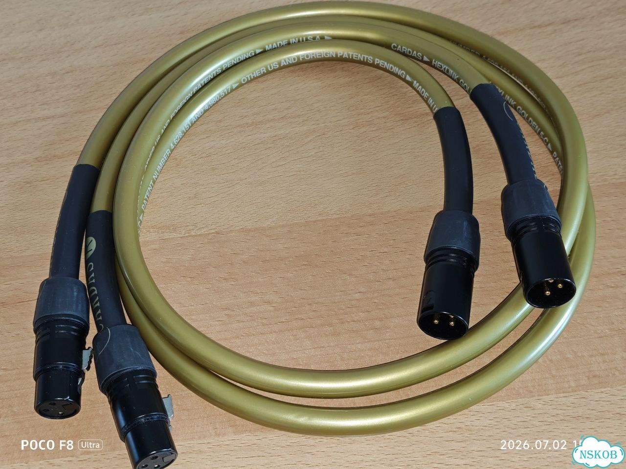 Cardas nexlink golden 5N межблочный кабель 2 XLR фото 8