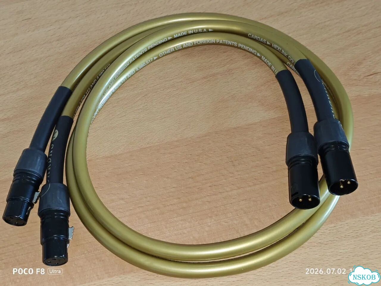 Cardas nexlink golden 5N межблочный кабель 2 XLR фото 9