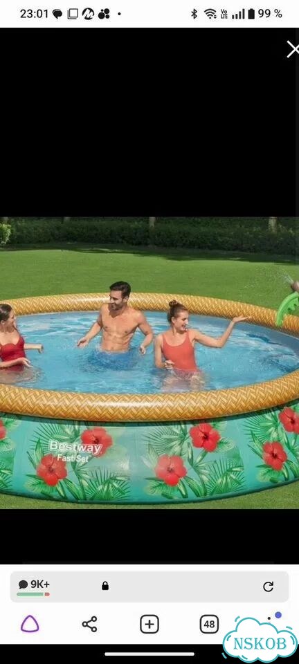 Надувной бассейн Bestwayс насосом и фильтром фото 6