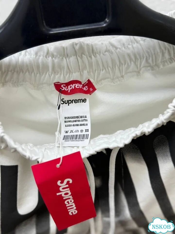 Шорты Supreme blurred logo фото 3