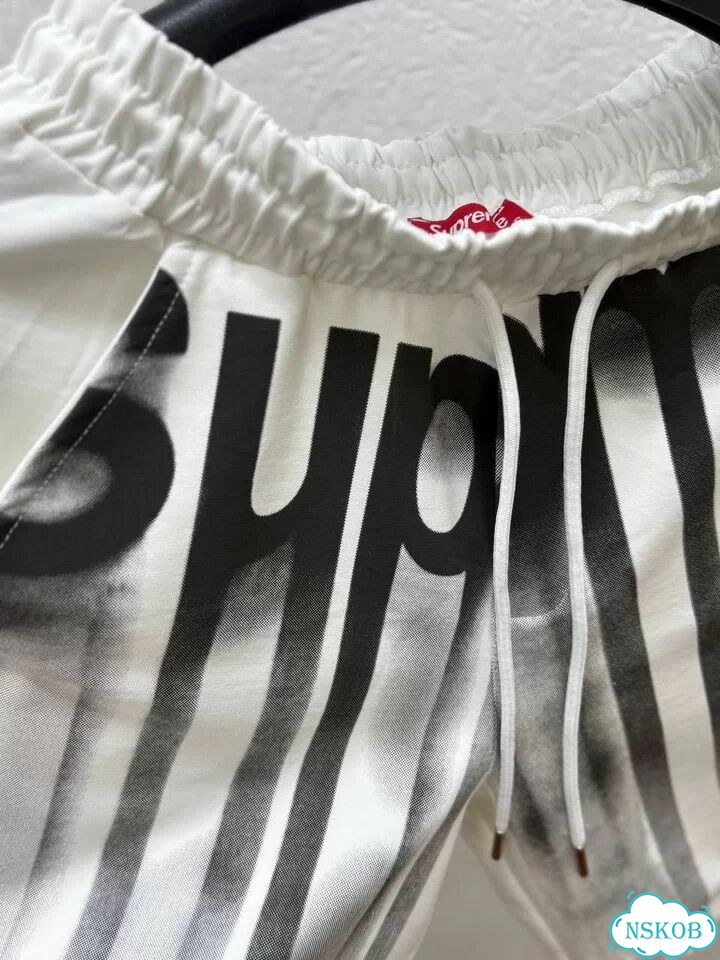 Шорты Supreme blurred logo фото 5