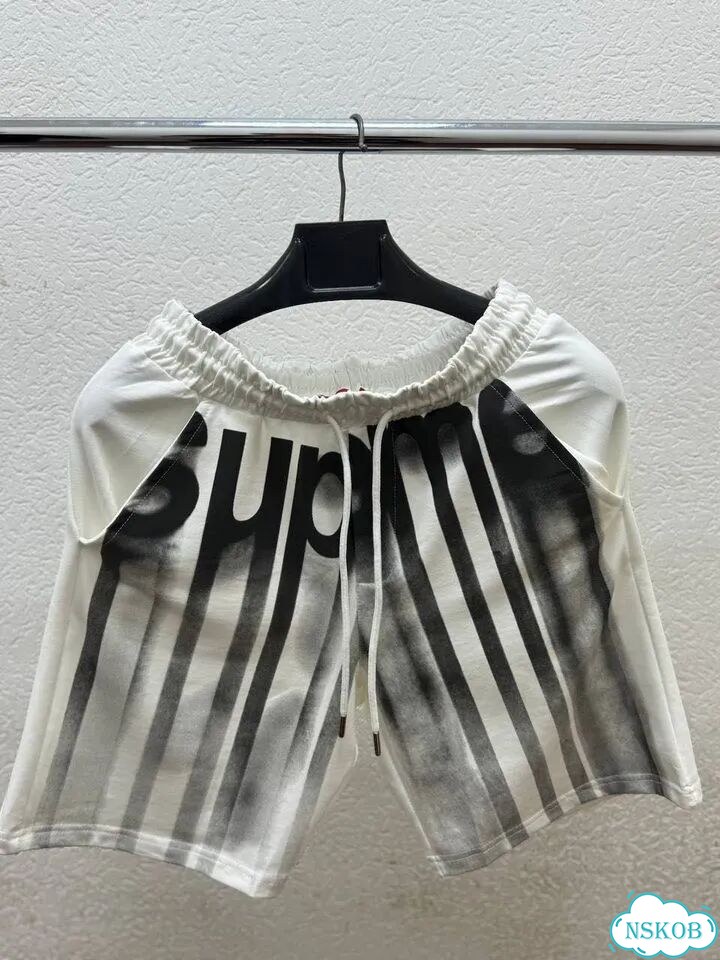 Шорты Supreme blurred logo фото 6