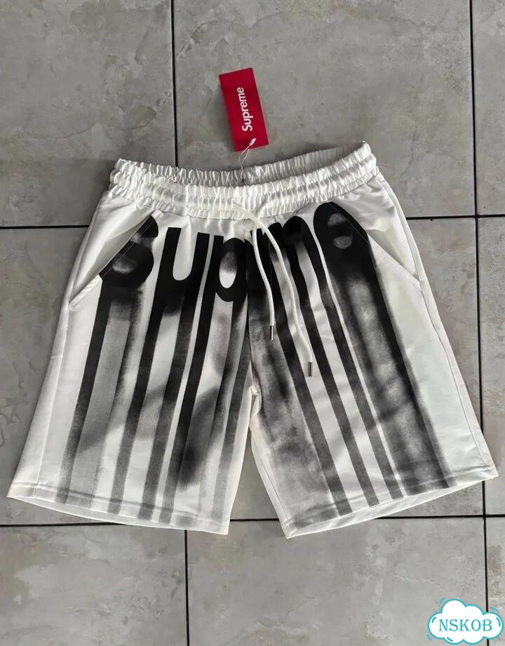 Шорты Supreme blurred logo фото 8