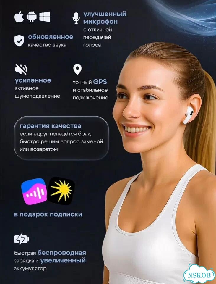 Лучшая реплика AirPods PRO 3 фото 2