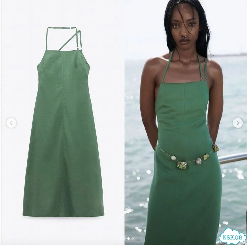Платье льняное Zara новое фото 1