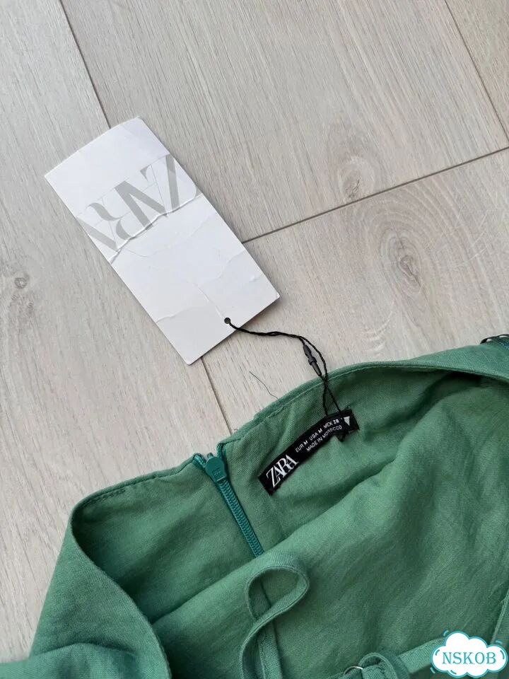 Платье льняное Zara новое фото 4