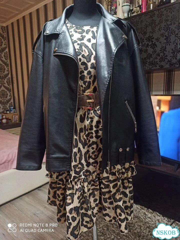 Платье leopard Shein 56 размер фото 4