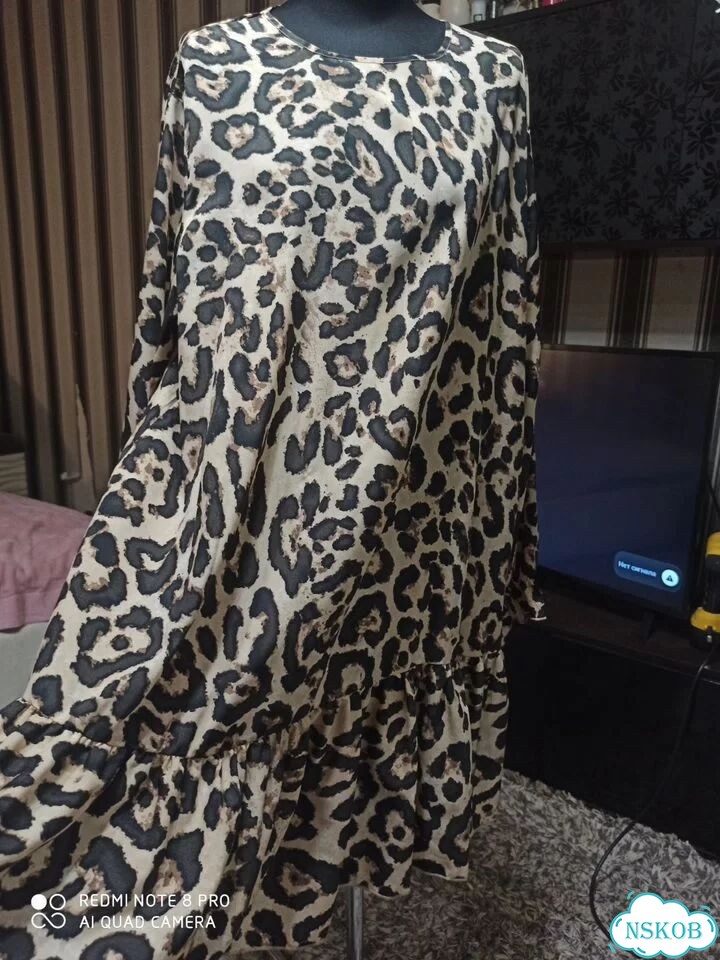 Платье leopard Shein 56 размер фото 7
