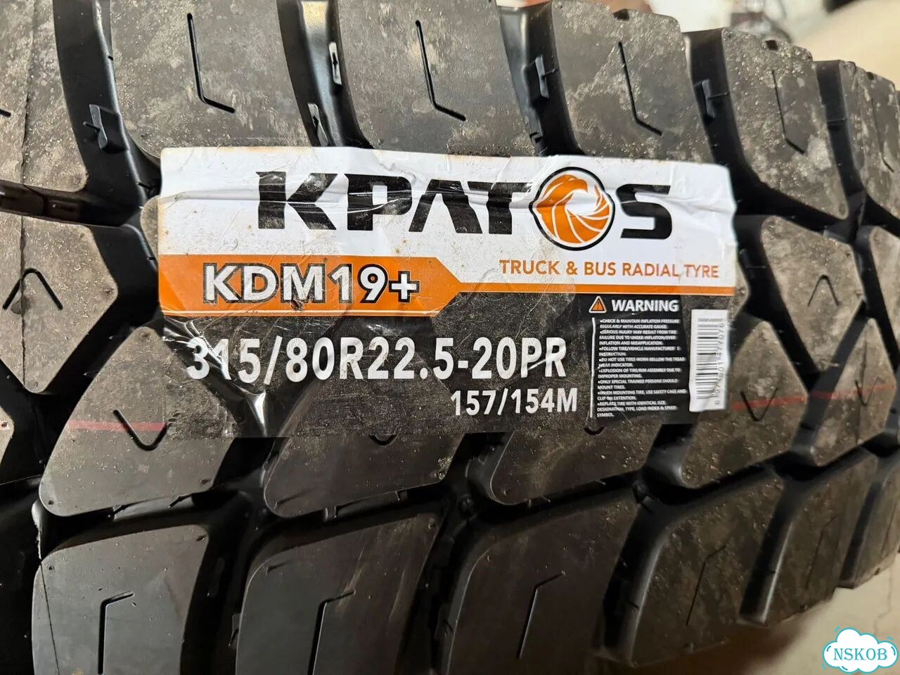 Шина грузовая 315/80/R22.5 Kpatos KFM19+ фото 1