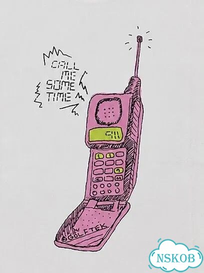 Футболка белая женская телефон Call me some time фото 2