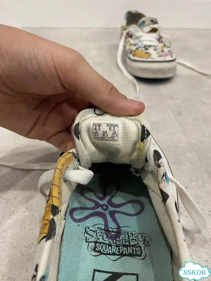 Кеды vans spongebob squarpents фото 3