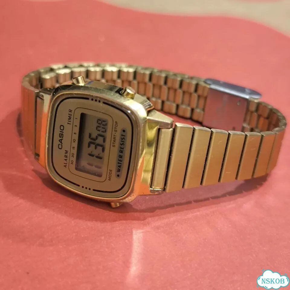 Часы Casio LA670WE цвет золото фото 1