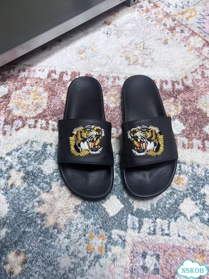 Тапки gucci tiger мужские 39-45 фото 5