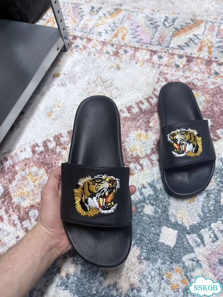 Тапки gucci tiger мужские 39-45 фото 9