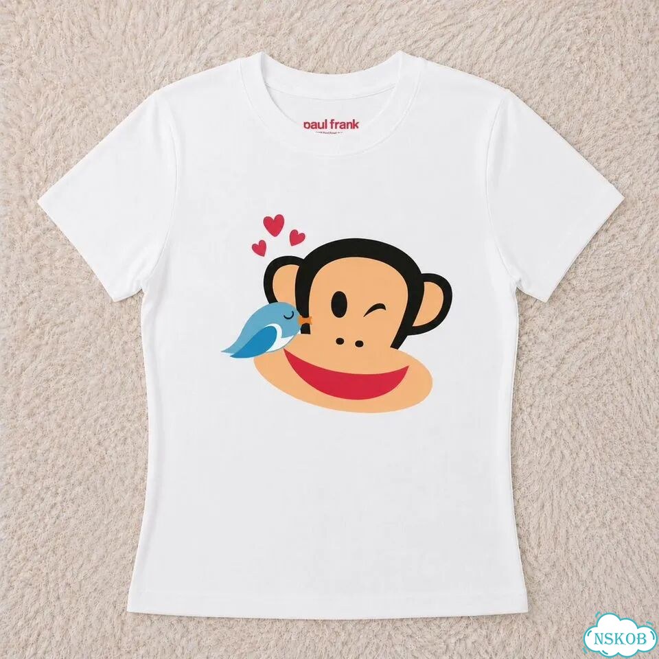 Paul Frank футболка женская белая с птичкой фото 1